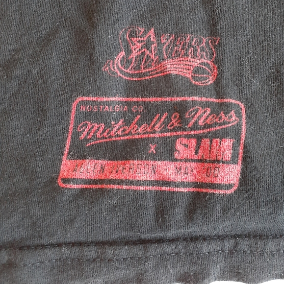 Vintage 2000 Mitchell & Ness Allen Iverson 76ers Tee Shirt Size Small - Picture 11 of 11